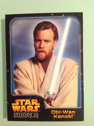 Safeway Star Wars Episode Iii 2005 13 Rare Obi - Wan Kenobi Trading Card