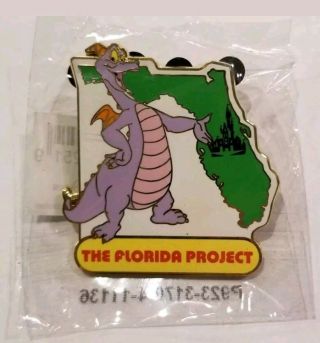 Disney Figment The Florida Project With Purchase Limited Release Pin 2011 Dragon