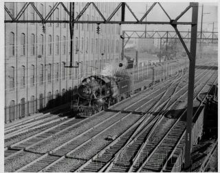 9bb722 Rp 1940s/1970s Atlantic City Railroad 4 - 4 - 2 Camelback Locomotive 346