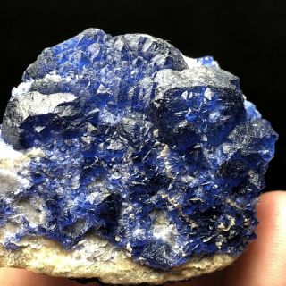 54g Natural Blue Fluorite Clusters In Inner Mongolia,  China