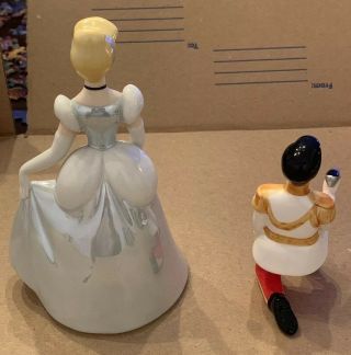 Vintage Disney Cinderella Prince Charming RARE COMPLETE Set Porcelain Figurine 3