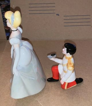 Vintage Disney Cinderella Prince Charming RARE COMPLETE Set Porcelain Figurine 6