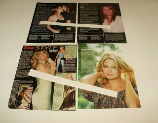 Goldie Hawn & Kate Hudson Scrapbook Clippings.