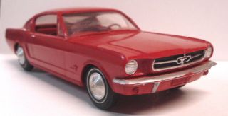 1965 Ford Mustang Fastback Dealer Promo Model Car