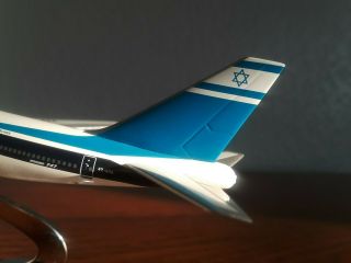 Aeroclassics El Al Boeing 747 - 200,  Die Cast Model,  1/400