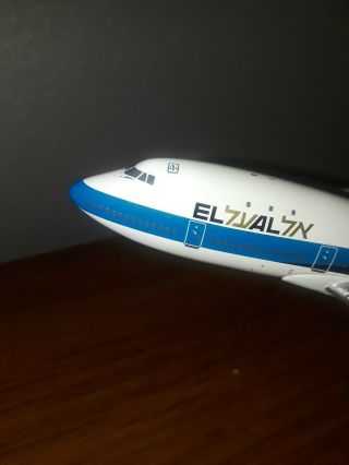 Aeroclassics EL AL Boeing 747 - 200,  Die Cast Model,  1/400 6