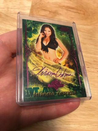2018 Benchwarmer 25th 2015 Card Of The Month Autograph March Hiromi Oshima 9/15