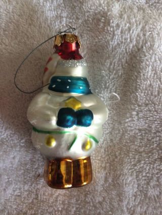 SET Of 3 BLOWN GLASS CHRISTMAS TREE ORNAMENTS 5