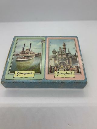 Vintage Disneyland Bridge Size Playing Cards With Complete 1955