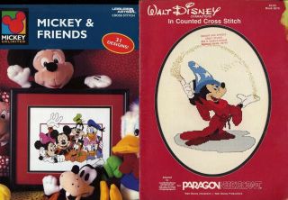 Mickey & Friends 31 Designs Cross Stitch | Walt Disney Characters N Cross Stitch