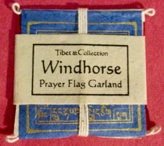 Tibetcollection Windhorse Prayer Flag Garland