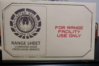 Battlestar Galactica Cylon Range Sheet Loot Crate Exclusive Includes 2 Fold Outs