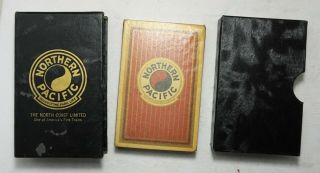 Northern Pacific Yellowstone Park Line Railroad Playing Cards W/tax Stamp