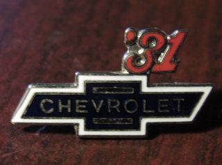 Vintage 1931 Chevy Bowtie Hat Lapel Pin - Chevrolet