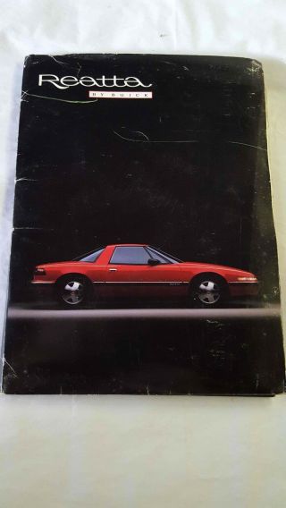 1988 Buick Reatta Press Kit: First Of Two Issued:feb 1987 Many Photos & Releases