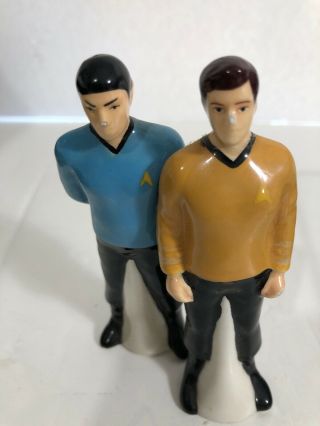 Star Trek Spock And Captain Kirk Salt And Pepper Shakers