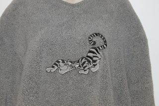 Disney Store Tigger Sweatshirt Sz Large Womens Grey/Black Fleece 2