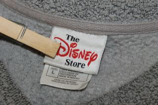 Disney Store Tigger Sweatshirt Sz Large Womens Grey/Black Fleece 5