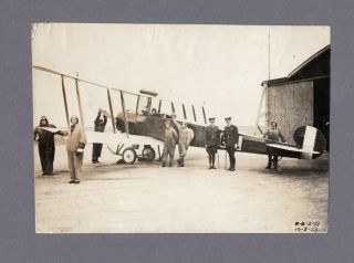 Avro 504k At Camp Borden Ontario Canada 1923 Vintage Photo Rcaf