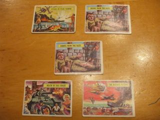1965 Topps World War 2 Battle Cards 20 Trading Cards Found In The Attic