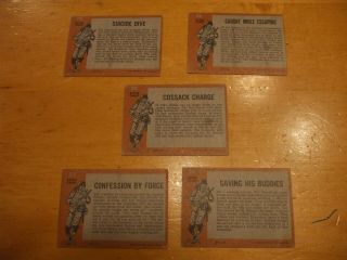 1965 Topps World War 2 Battle Cards 20 trading cards found in the attic 4