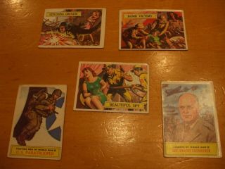 1965 Topps World War 2 Battle Cards 20 trading cards found in the attic 7