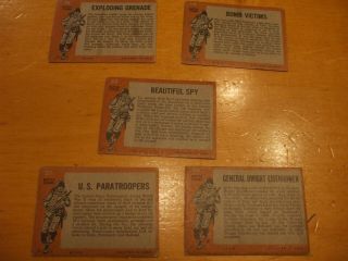 1965 Topps World War 2 Battle Cards 20 trading cards found in the attic 8