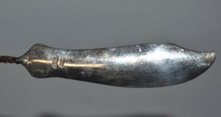 Vintage Indonesian 800 Silver Shadow Puppet Letter Opener ANSO 5