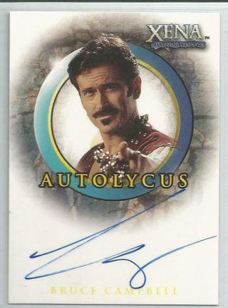 Xena Warrior Princess,  The Quotable Autograph A38 Bruce Campbell