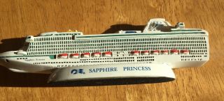 Princess Cruise Line Sapphire Princess Cruise Ship Model Souvenir