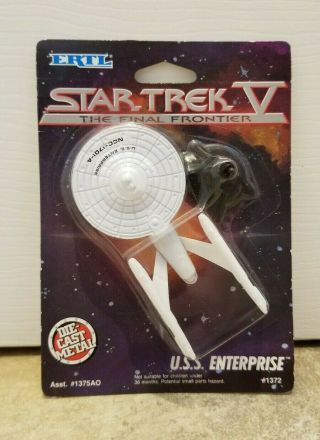 Ertl Star Trek V 5 The Final Frontier U.  S.  S.  Enterprise Die Cast Metal Moc