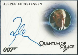 2015 Rittenhouse James Bond Jesper Christensen Auto Card - A262 -
