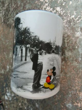 Walt Disney And Mickey Mouse Mug Main Street Usa