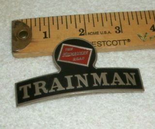 The Milwaukee Road Vintage Trainman Hat Badge Railroad Train Pin