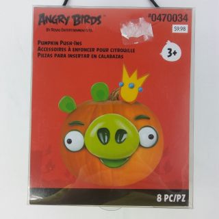 Angry Birds Pumpkin Push - Ins Decorating Kit Halloween Pig Snout Crown Ears B08