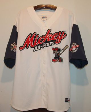 Mickey Mouse All Stars Baseball Jersey 28 Size Xl