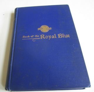 1907 - 1908 Book Of The Royal Blue - B&o Railroad - 12 Bound Magazines - Travel