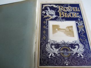 1907 - 1908 Book of the ROYAL BLUE - B&O Railroad - 12 Bound Magazines - TRAVEL 2