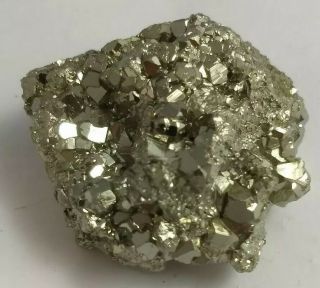 Gorgeous Pyrite Crystal Cluster Specimen,  Peru 128 Grams Aaa Fools Gold