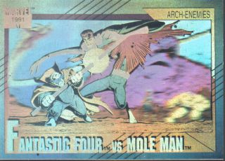 Marvel Universe Series 2 1991 Hologram Card 5 Of 5