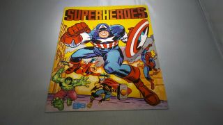 Vintage Marvel Superheroes A.  G.  E Vintage Sticker Book 1980 6