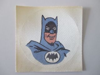 Vintage Batman Sticker 1960s Gumball Machine Cloth Rare