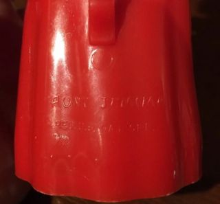 Vintage Aunt Jemima Hard Plastic Syrup Pitcher 6
