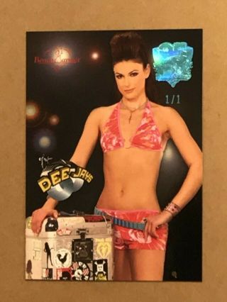 2004 Tatiana Benchwarmer 1/1 25 Years Ice Blue Foil Dee - Jays Card