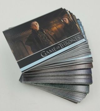 2018 Game Of Thrones Season 7 Complete 81 Base Card Set Rittenhouse