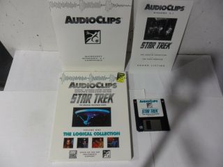 1992 Star Trek Audio Clips Vol 1 For Microsoft Windows 3.  1,  3.  5 