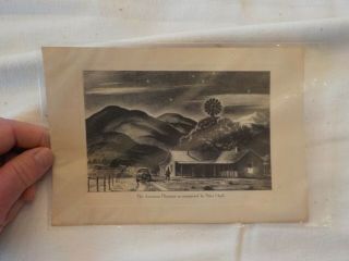 Vintage Picture The American Physician As Interpreted By Peter Hurd.  Wm.  S.  Merril