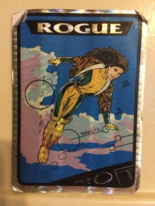 Rare Vintage 90’s Marvel Masterpieces X - Men Rouge Prism Vending Sticker