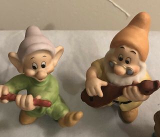 Walt Disney Snow White and the Seven Dwarfs & Wicked Queen Witch Figurines 8