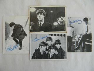 Beatles John Lennon Ringo Starr Paul Mccartney Topps Cards